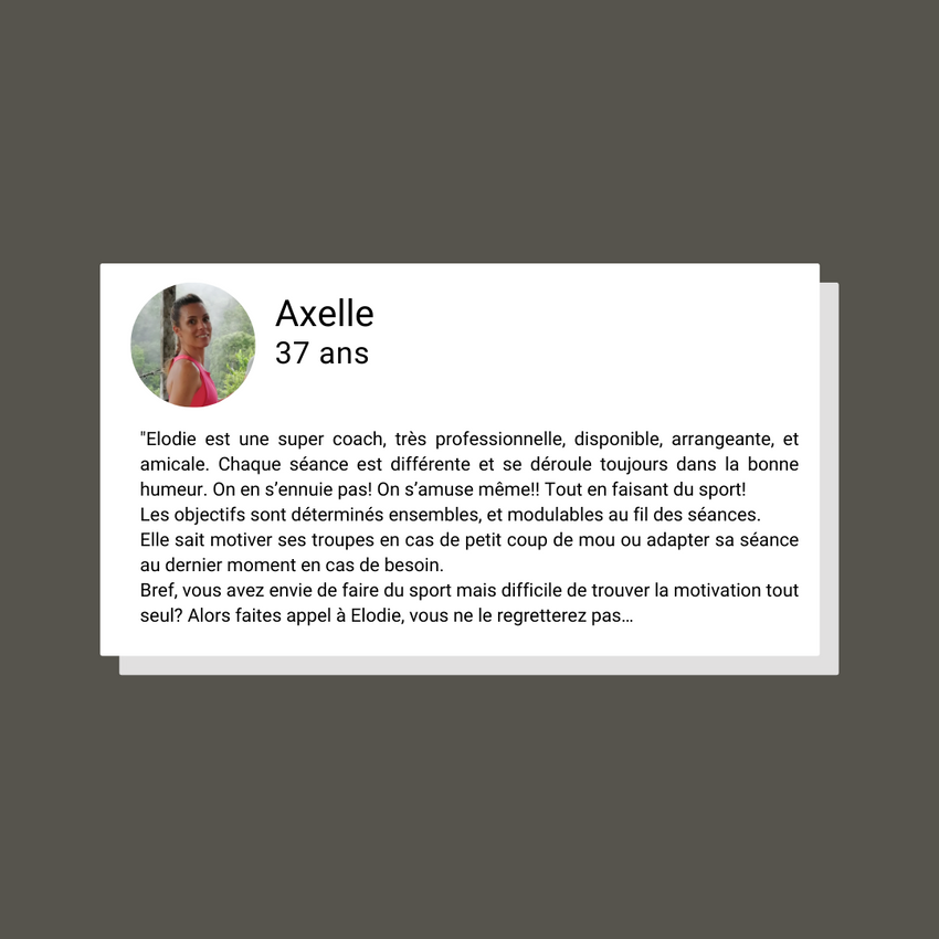 avis Coaching sportif personnalisé en Guyane - HelloSport